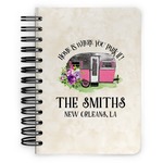 Camper Spiral Notebook - 5x7 w/ Name or Text