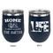 Camper Stainless Wine Tumblers - Navy - Double Sided - Approval