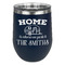 Camper Stainless Wine Tumblers - Navy - Double Sided - Front