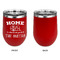 Camper Stainless Wine Tumblers - Red - Single Sided - Approval