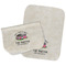 Camper Two Rectangle Burp Cloths - Open & Folded