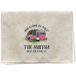 Camper Kitchen Towel - Waffle Weave - Full Color Print (Personalized)