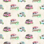 Camper Wallpaper & Surface Covering (Peel & Stick 24"x 24" Sample)