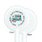 Camper White Plastic 5.5" Stir Stick - Single Sided - Round - Front & Back