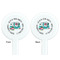 Camper White Plastic 7" Stir Stick - Double Sided - Round - Front & Back