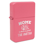 Camper Windproof Lighter - Pink - Double Sided (Personalized)
