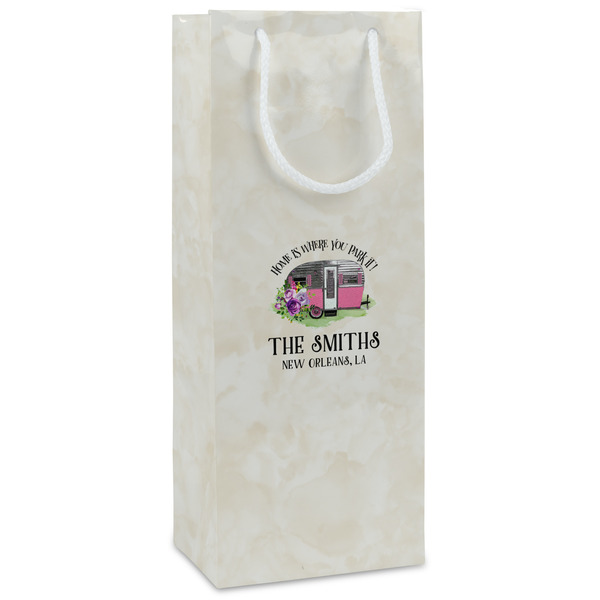 Custom Camper Wine Gift Bags - Gloss (Personalized)