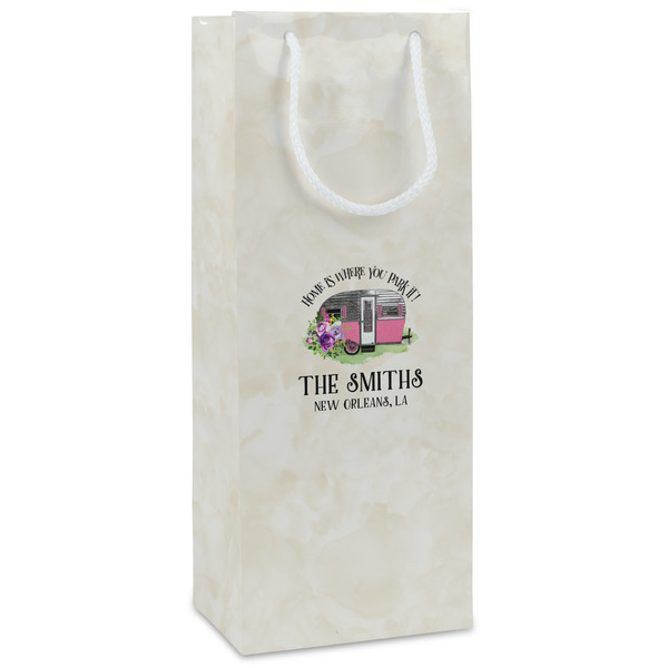 Custom Camper Wine Gift Bags - Matte (Personalized)