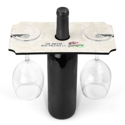 Camper Wine Bottle & Glass Holder (Personalized)