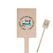 Camper Wooden 6.25" Stir Stick - Rectangular - Closeup