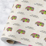 Camper Wrapping Paper Roll - Large - Matte (Personalized)