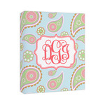 Blue Paisley Canvas Print (Personalized)