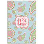 Blue Paisley Poster - Matte - 24x36 (Personalized)