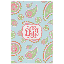 Blue Paisley Poster - Matte - 24x36 (Personalized)