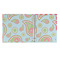 Blue Paisley 3 Ring Binders - Full Wrap - 1" - OPEN INSIDE