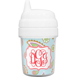 Blue Paisley Baby Sippy Cup (Personalized)