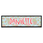 Blue Paisley Bar Mat - Large (Personalized)