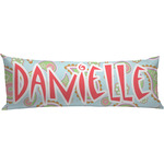 Blue Paisley Body Pillow Case (Personalized)