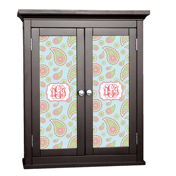 Custom Blue Paisley Cabinet Decal - XLarge (Personalized)