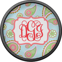 Blue Paisley Cabinet Knob (Black) (Personalized)