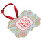 Blue Paisley Christmas Ornament