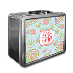 Blue Paisley Lunch Box (Personalized)