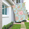 Blue Paisley House Flags - Single Sided - LIFESTYLE