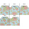 Blue Paisley Page Dividers - Set of 5 - Approval