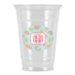 Blue Paisley Party Cups - 16oz (Personalized)