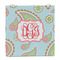 Blue Paisley Party Favor Gift Bag - Matte - Front