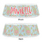 Blue Paisley Plastic Pet Bowls - Small - APPROVAL