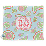 Blue Paisley Security Blanket (Personalized)