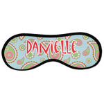 Blue Paisley Sleeping Eye Masks - Large (Personalized)