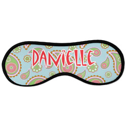 Blue Paisley Sleeping Eye Masks - Large (Personalized)