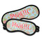 Blue Paisley Sleeping Eye Masks - PARENT