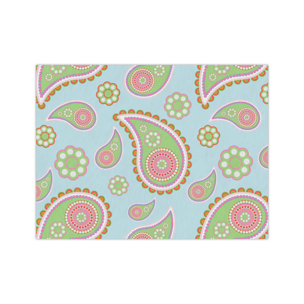 Custom Blue Paisley Medium Tissue Papers Sheets - Heavyweight