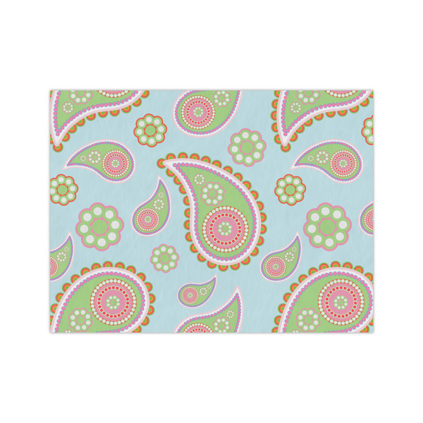 Custom Blue Paisley Medium Tissue Papers Sheets - Lightweight