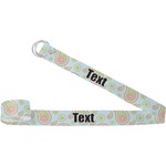 Blue Paisley Yoga Strap (Personalized)