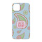 Blue Paisley iPhone 14 Case - Back