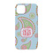 Blue Paisley iPhone 14 Pro Case - Back