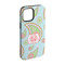 Blue Paisley iPhone 15 Tough Case -  Angle