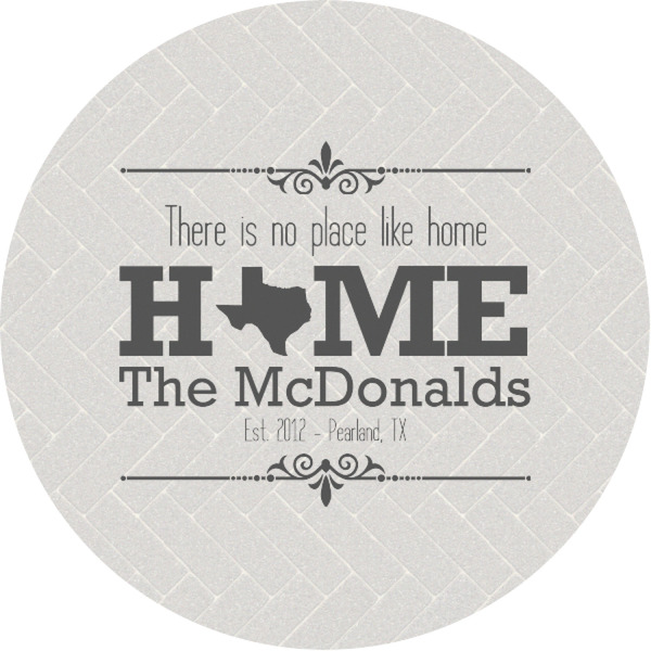 Custom Home State Multipurpose Round Labels - 1" (Personalized)