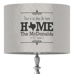 Home State 16" Drum Lamp Shade - Fabric (Personalized)