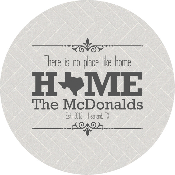 Custom Home State Multipurpose Round Labels - Custom Sized (Personalized)