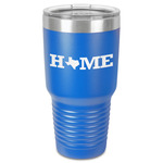 Home State 30 oz Stainless Steel Tumbler - Royal Blue - Single-Sided (Personalized)