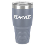 Home State 30 oz Stainless Steel Tumbler - Grey - Single-Sided (Personalized)