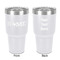 Home State 30 oz Stainless Steel Ringneck Tumbler - White - Double Sided - Front & Back