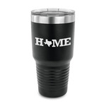 Home State 30 oz Stainless Steel Tumbler - Black - Single Sided (Personalized)