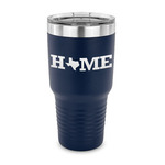 Home State 30 oz Stainless Steel Tumbler - Navy - Single Sided (Personalized)