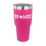 Home State 30 oz Stainless Steel Tumbler - Pink - Single Sided (Personalized)